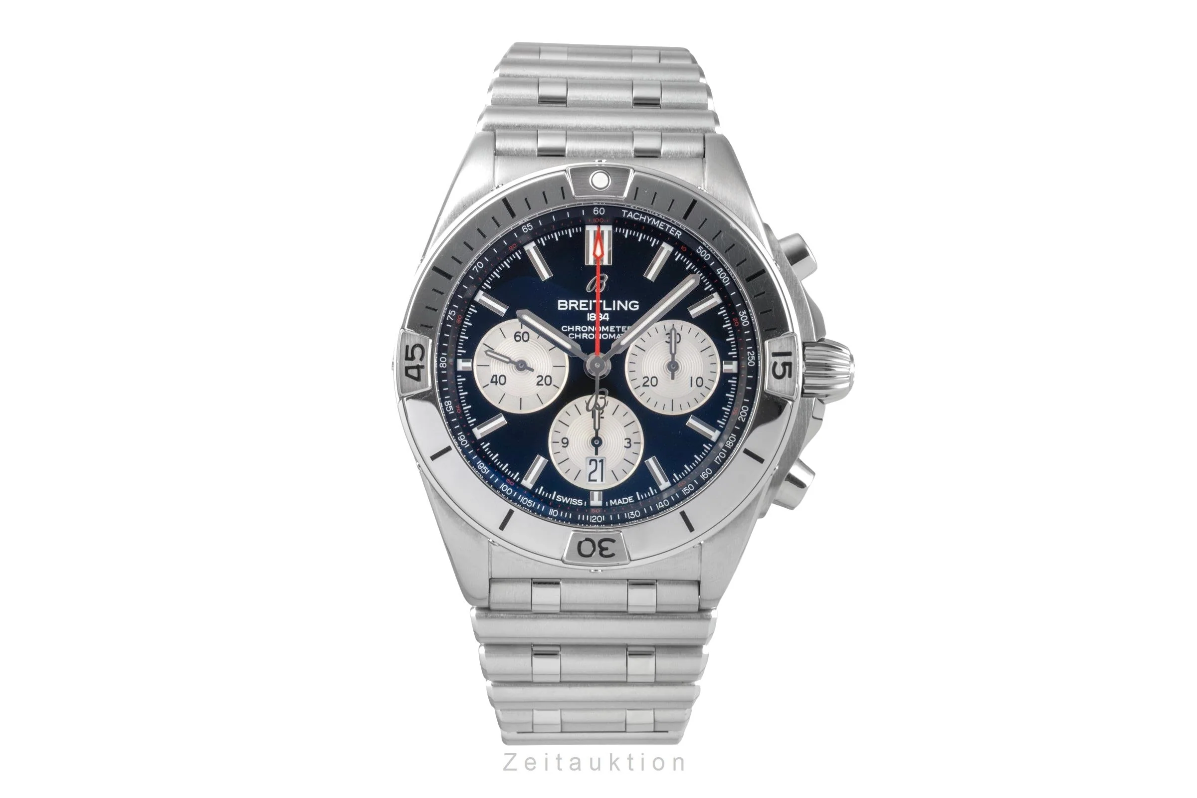 Breitling Chronomat chronograph steel automatic men's watch AB0134101B1A1  [2504629] - Image 5