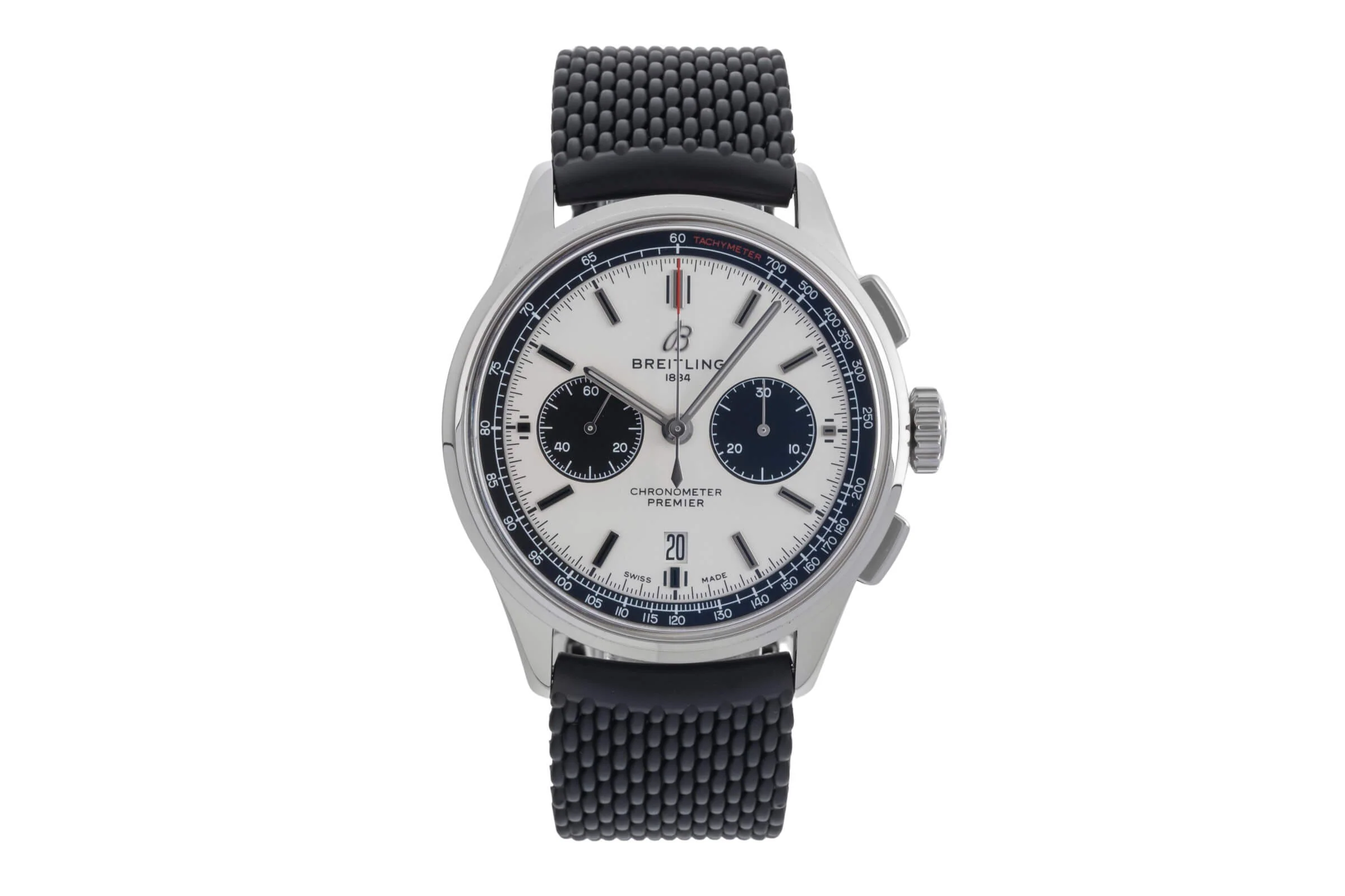 Breitling Premier chronograph steel automatic men's watch AB0118221G1P1 LP: 8050EUR  [2502060] - Image 5