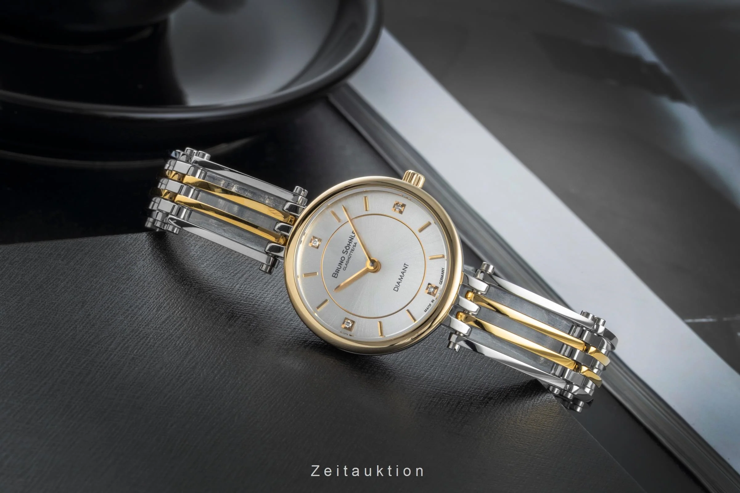 Bruno Söhnle Glashütte Latina II gilt / steel quartz women's watch 17-23103-242  [2503421] - Image 3