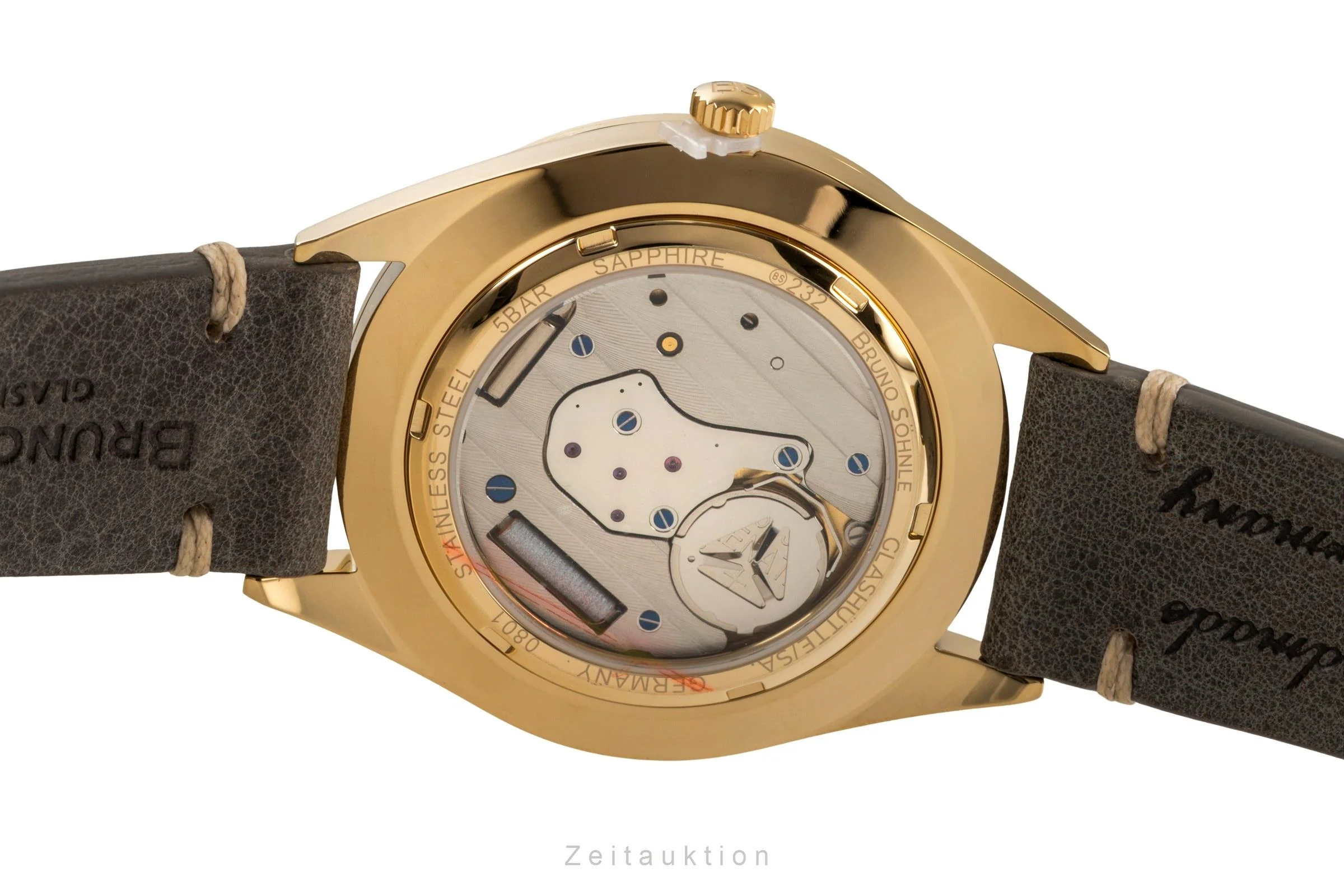 Bruno Söhnle Glashütte Merano gilt / steel quartz men's watch 17-33232-241  [2503443] - Image 13